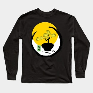 Sumi Bonsai - Enso circle design Long Sleeve T-Shirt